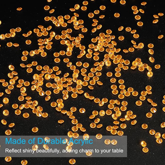 PATIKIL 10000 Pcs Wedding Table Scatter Confetti Crystals 4.5mm Acrylic - Image 3