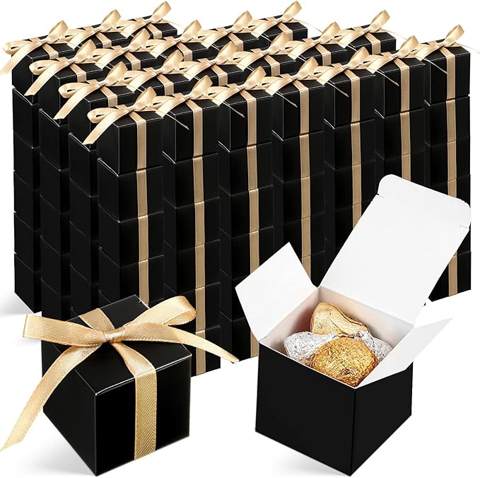 Jutom 100 Pcs Mini Favor Boxes Extra Small Candy Boxes Paper by Jutom