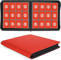 SMYV 12 Pocket Trading Card Binder, Premium PU Cover Card Binder by SMYV