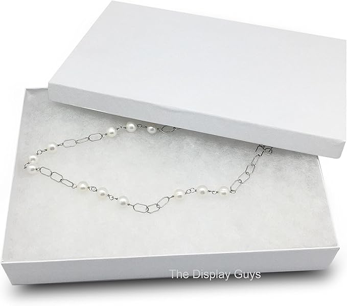 TheDisplayGuys - 25-Pack #53 Kraft Paper Cardboard Gift Boxes/Jewelry Cases w. - Image 2