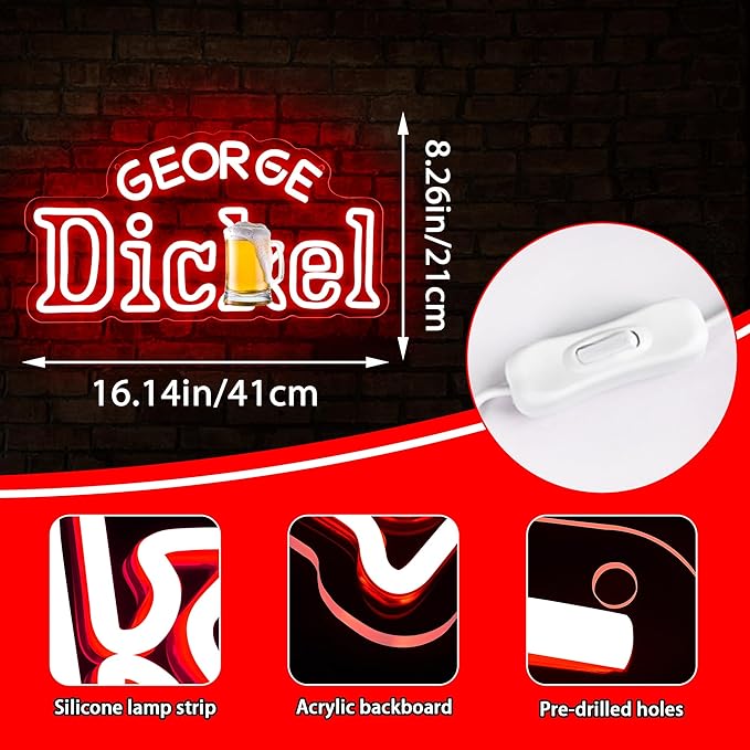 Beer Neon Sign for Wall Decor Bar Signs for Home Bar Lights for Men Bedroom - Image 3