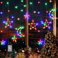 PUHONG Christmas String Lights, 138 LEDs Curtain Lights by PUHONG