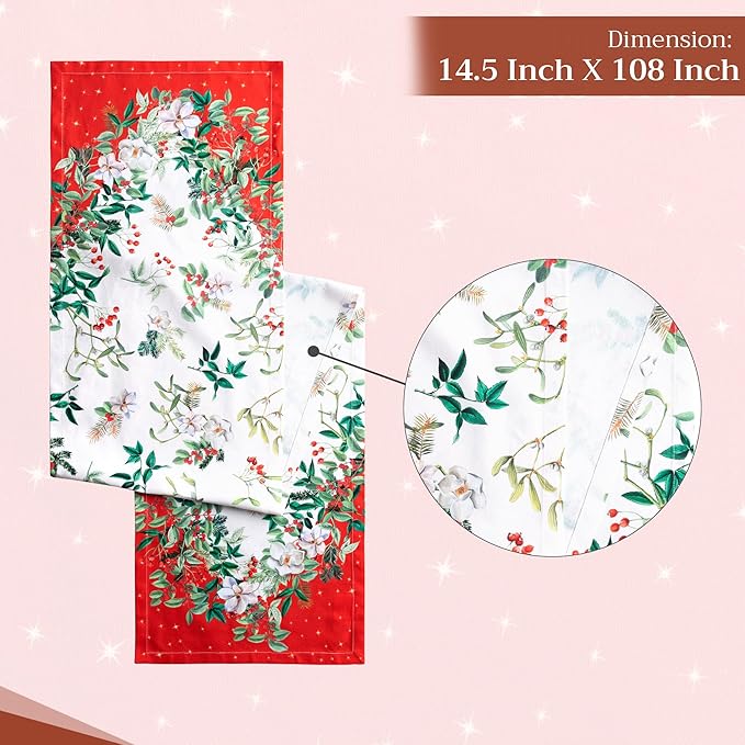 Maison d' Hermine Table Runner 100% Cotton Single Layer Table Runners 108 - Image 4