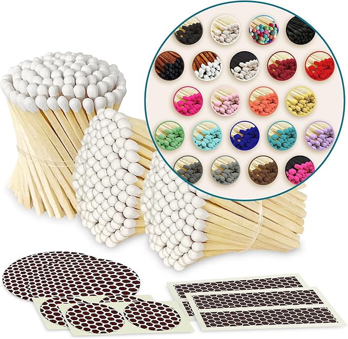2" Choose Your Colors Safety Matches | Set of 300+ Bulk Artisan Matchsticks by ThankfulGreetings