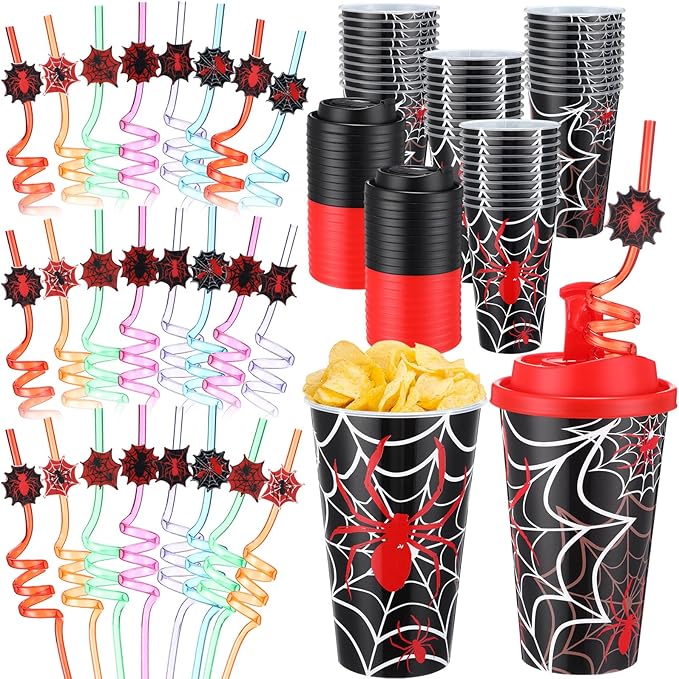 Yungyan 16 Sets Spider Party Favors Goodie Cups by Yungyan