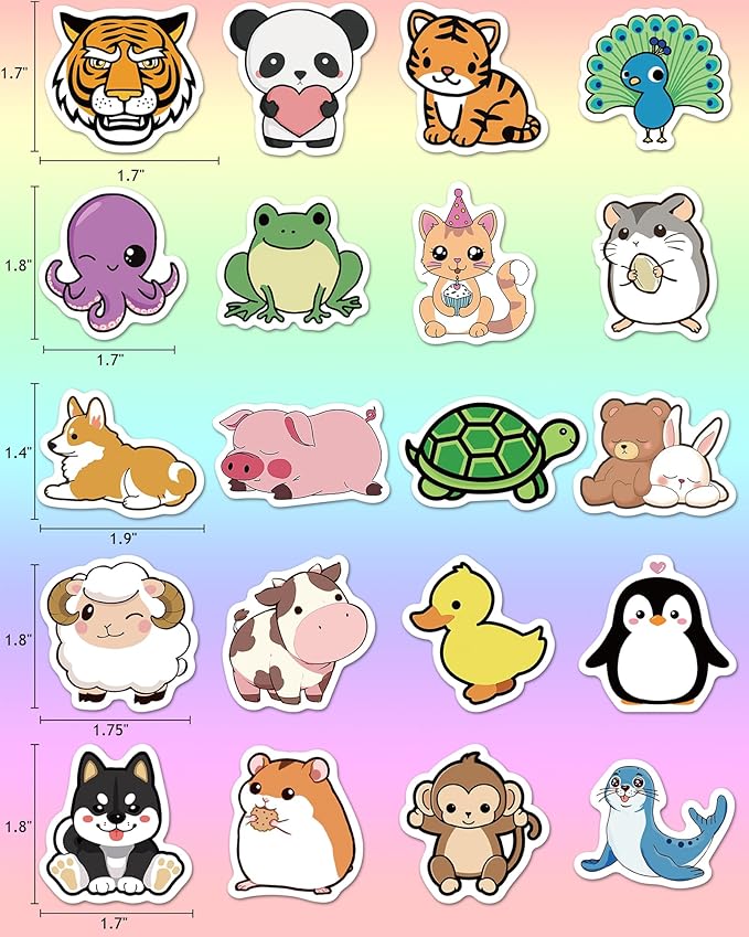 600 Pcs Stickers for Kids, Cute Water Bottle Stickers for Kids Waterproof - Image 6