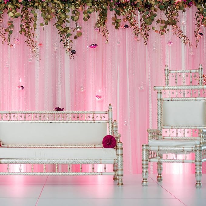10 x 7 Feet Peachy Backdrop Curtain - Image 5