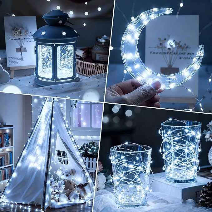 ZNYCYE Fairy Lights Battery Operated, 24 Packs 9.8FT 30LEDs+ 6 Replacement - Image 6