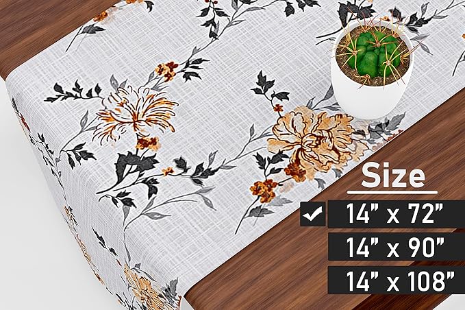 Ruvanti 100% Cotton Table Runner 72 Inches Long, Stain Resistant, Washable & - Image 7