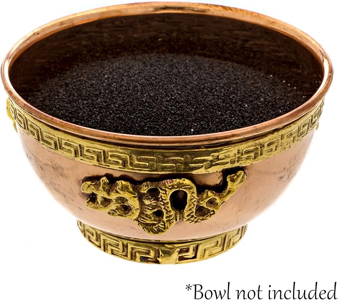 Black Sand - Fine Colored Sand for Ritual Use, Zen Gardens, Incense Burners - Image 5