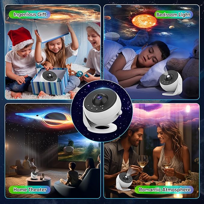 Upgraded Galaxy Projector for Bedroom, 13 in 1 HD Star Projector Light Projector - Image 7