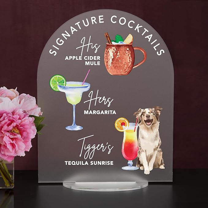 Pet Signature Drink Wedding Signs - Image 2