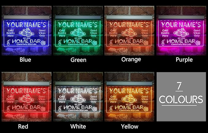 ADVPRO Personalized Your Name Custom Home Bar Beer Established Year Single - Image 3