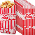 300 Pcs Popcorn Bags Paper Grease Resistant Popcorn Bags Disposable Red and by Potchen