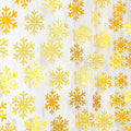 Snowflake-Snow Gold Christmas Party-Decoration Garland - 52ft Winter Wonderland by Hugfond