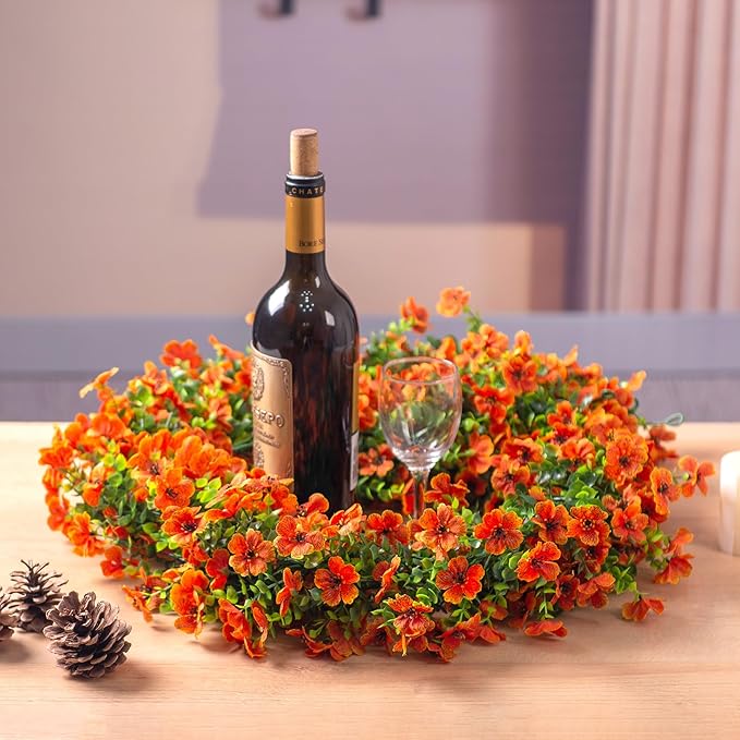 Artificial Flowers Garland Ivy, 4 Pack 5.9 FT Spring Summer Decor UV Resistant - Image 6