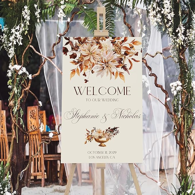 Til Death Do Us Part Gothic Love Wedding Welcome Sign - Image 4