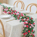 4 Packs Artificial Rose Garland: 31.48Ft Each Fake Flower Vine by KTGOW