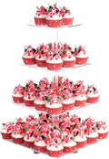 YestBuy 4 Tier Acrylic Cupcake Stand by YestBuy