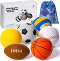 Set Of 6 Mini Sports Foam Balls by EHDTCollection