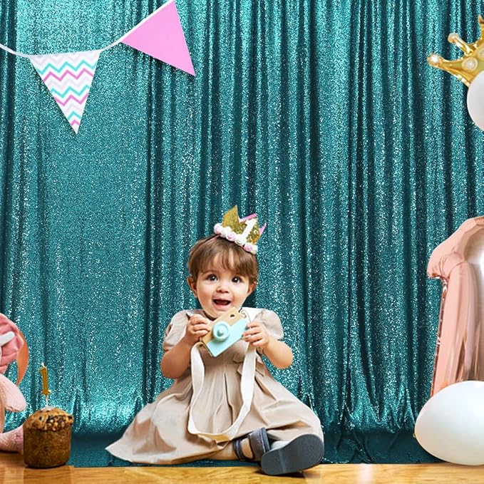 SquarePie Sequin Backdrop Curtain Not See Through Thick Glitter Background - Image 7