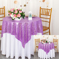 ShinyBeauty 36x36 Inch Sequin Tablecloth 2-Pack by ShinyBeauty