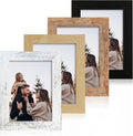 5x7 Picture Frame Set of 4, High Definition Real Glass 5 x 7 Photo Frames by iRahmen