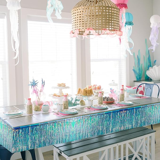 Iridescent Birthday Decorations Tinsel Garland Parade Float Decorations - Image 4