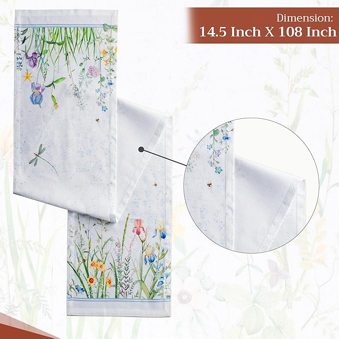Maison d' Hermine Table Runner 100% Cotton Single Layer Table Runners 108 - Image 4