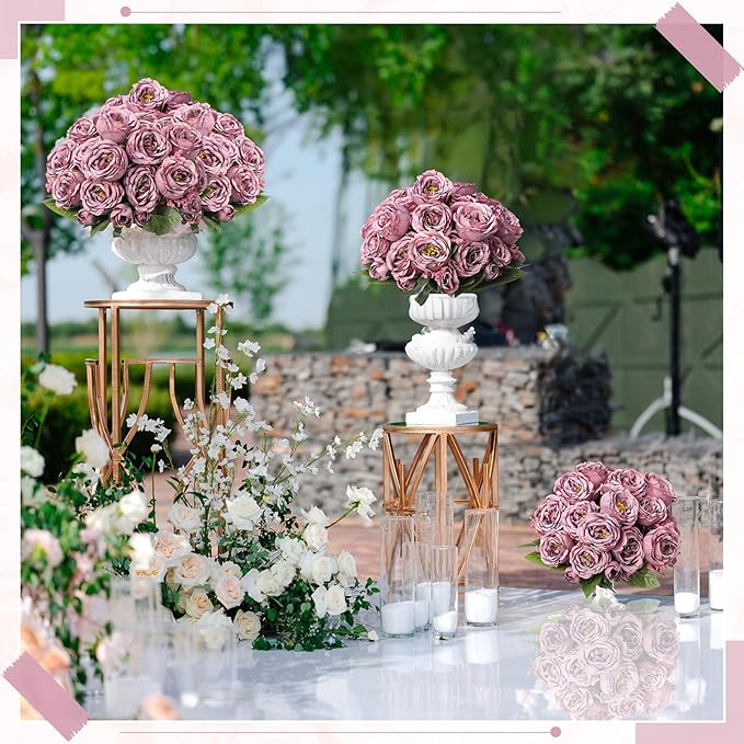 8 Bundles Artificial Peonies Flowers Boho Faux Flowers Arrangements Artificial - Image 7