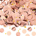 MARFOREVER Round Tissue Paper Confetti, Rose Gold Table Confetti Dots by MARFOREVER