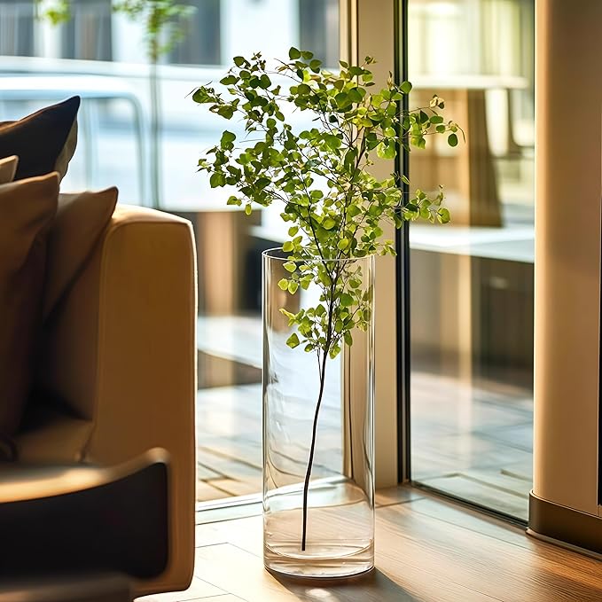Extra Large Acrylic Cylinder Clear Vase - Image 9