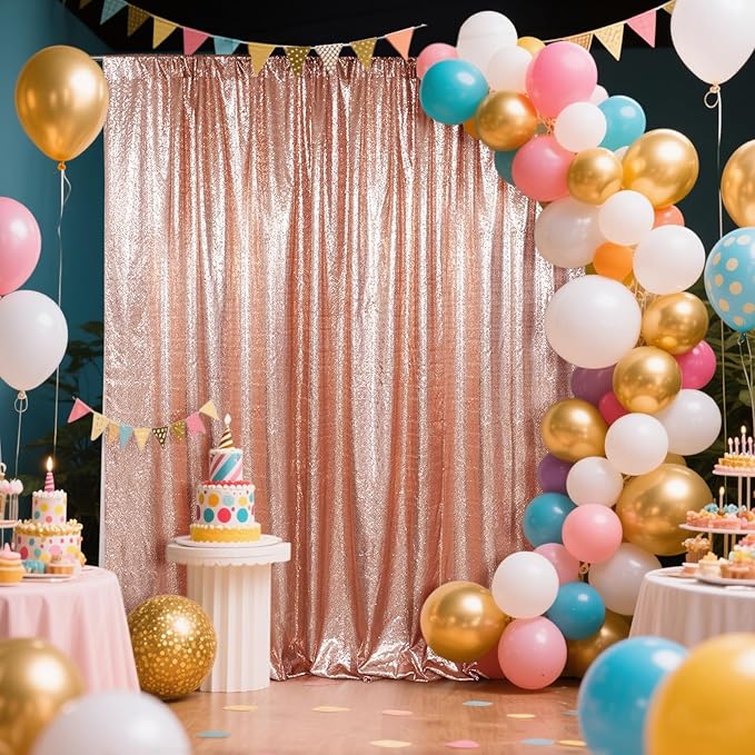 SquarePie Sequin Backdrop Not See Through Thick Stain Background - Image 2