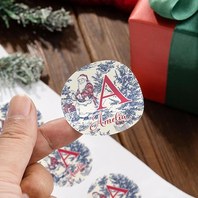 30pcs Personalized Christmas Stickers - Image 4
