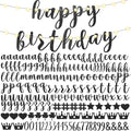 TaoBary 167 Pcs DIY Banner Kit Happy Birthday Glitter Banner Customizable by TaoBary