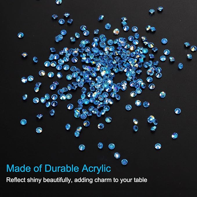 PATIKIL 14000Pcs Wedding Table Scatter Confetti Crystals 3mm Acrylic Diamonds - Image 3