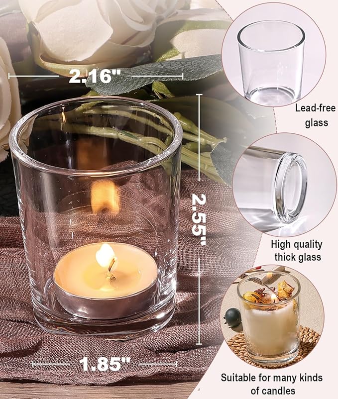 Letine 36-Pack Votive Candle Holders - Image 8