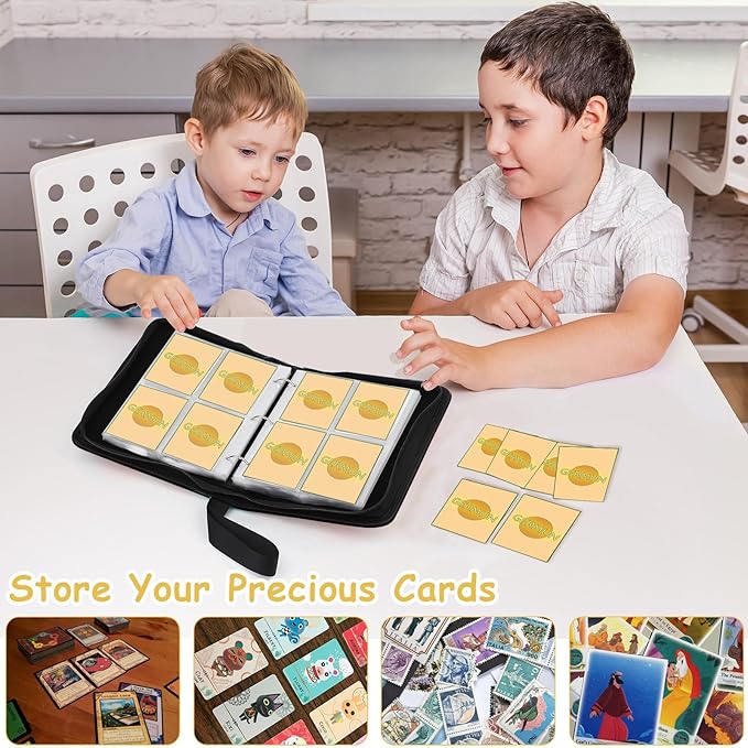 4 Pocket Card Binder, Premium Zip Trading Card Binder, 400 Double Sided Pocket - Image 6