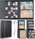 Lewtemi Stamp Collecting Albums Set Stamp Collection Book Include 20 Pages by Lewtemi