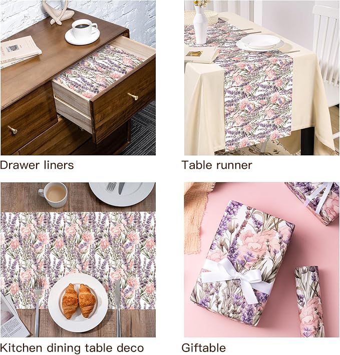 WRAPAHOLIC Kraft Floral Wrapping Paper - Image 7
