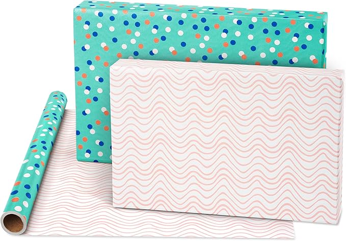 American Greetings 160 sq. ft. Reversible Wrapping Paper Bundle - Image 4