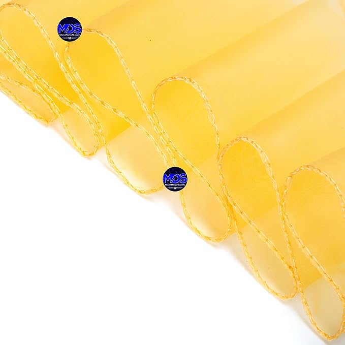 MDS Pack of 50 PCS Organza Chair Sashes Wider Dining Chair Bows Ribbon Tie Back - Image 5