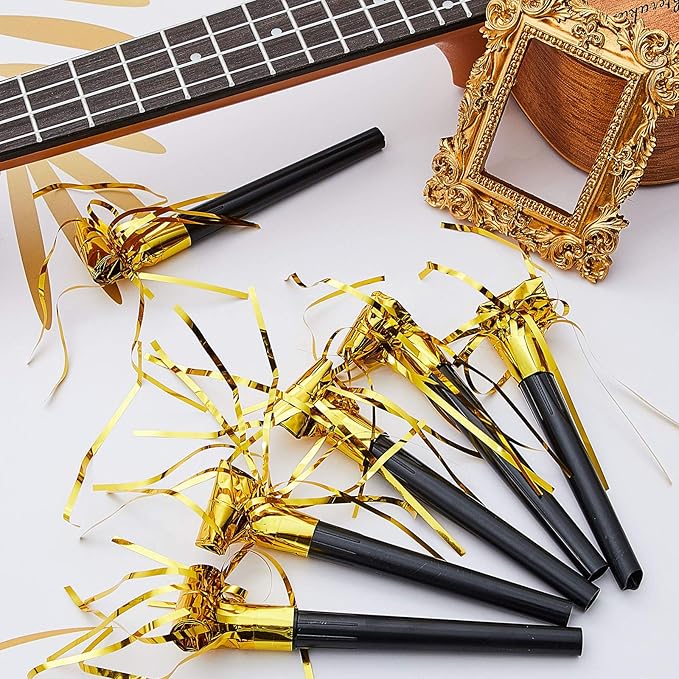 Skylety 18 Pcs Party Blower Noisemakers Party Squawkers Blowouts Whistles - Image 4