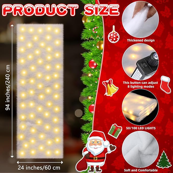 VIHOSE Christmas Snow Blanket - Image 2
