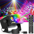 Party Lights, DJ Disco Light Disco Ball Light Sound Activated Strobe Stage by caivimvn