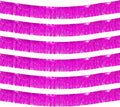 6 Pack 10 Feet Pink Metallic Foil Fringe Garland Rectangular Banner by Clayghsen
