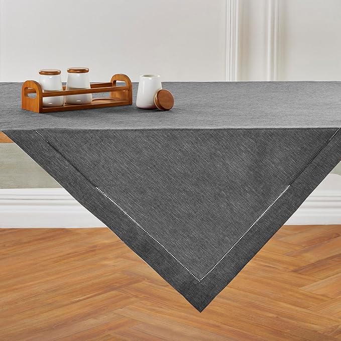 Solino Home Linen Tablecloth 52 x 52 Inch by SolinoHome