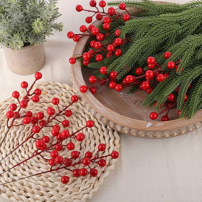 40 Pcs Artificial Berry Stems Branches - Image 5
