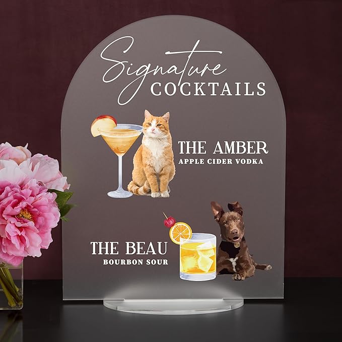 Pet Signature Drink Wedding Signs - Image 2