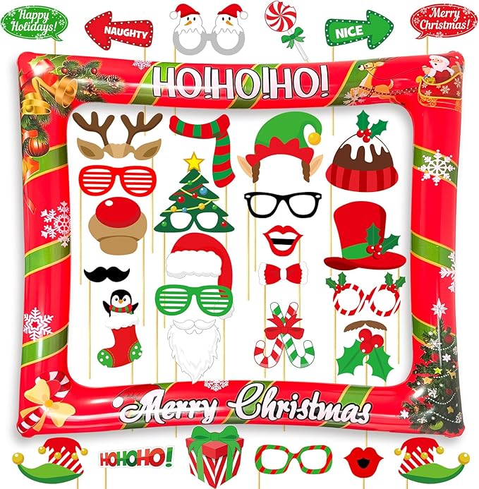 Christmas Photo Booth Props Inflatable Frame by Pedel